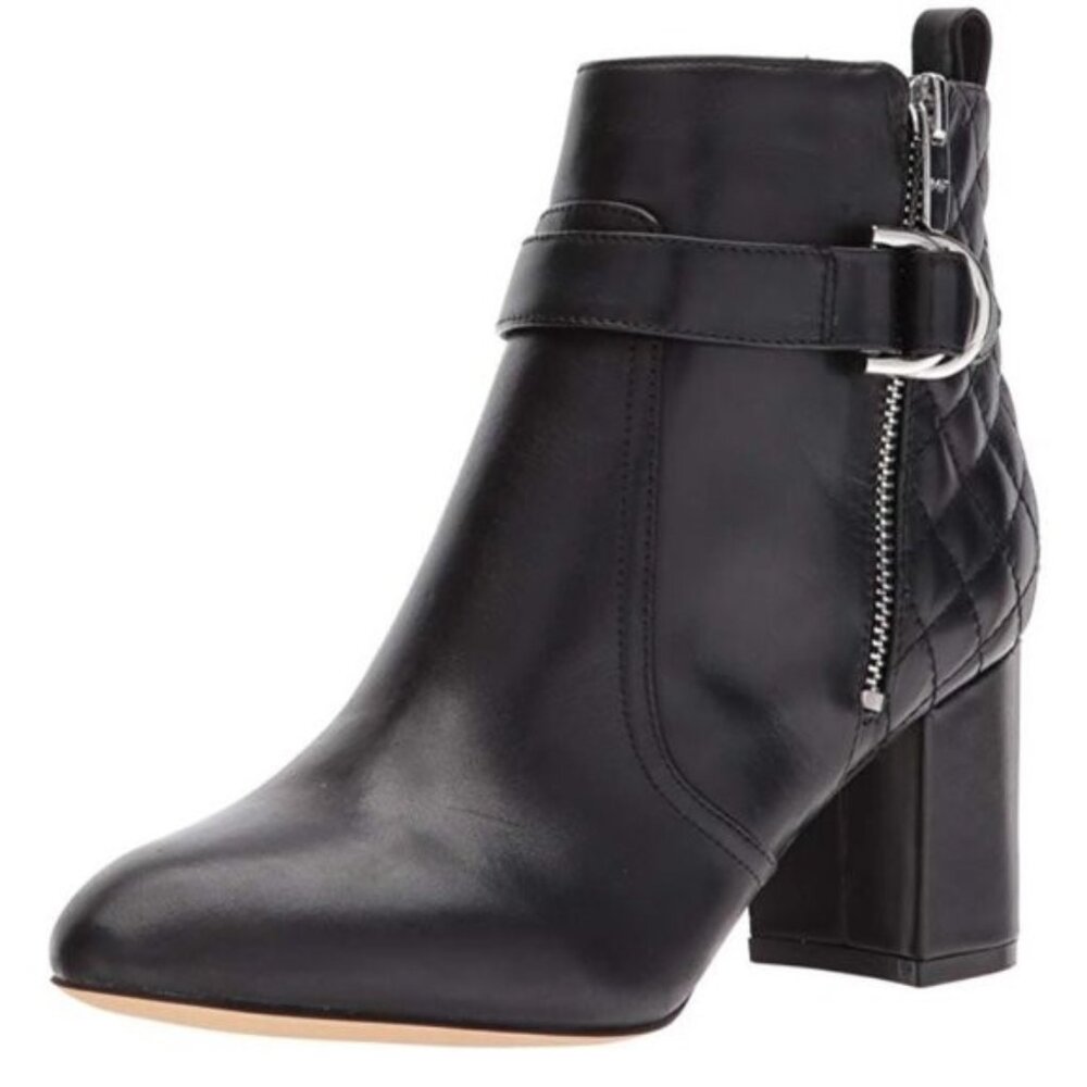 Marc Fisher Weity Quilted Leather Black Boots